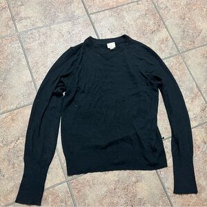 A New Day Black Knit Crewneck sweater